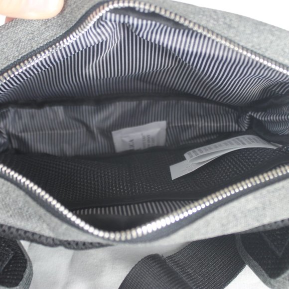Ashbury by Spector & Co. Cross body Bag Duffle Travel Tote- Charcoal Gray New - Picture 7 of 10